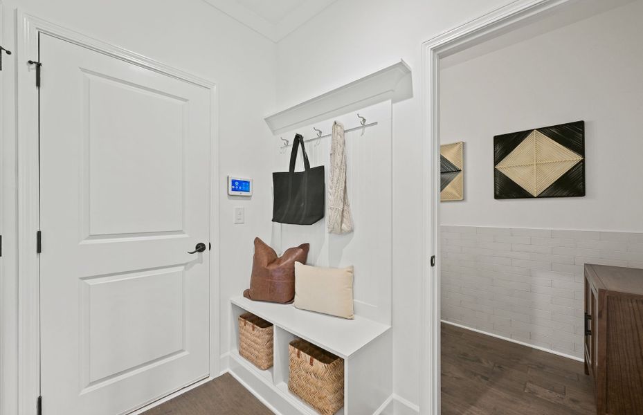 Representative furnished interior of a home built from the Hampton by Pulte Homes in Briar Creek, Atlanta (Image 13).