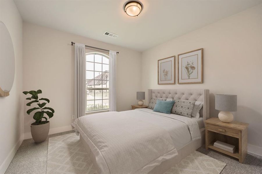 Bedroom - Virtually Staged Photo Bedroom - Virtually Staged Photo