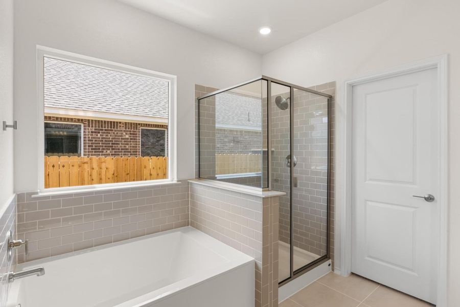 Furnished interior view inside a new home in Salerno - Classic Collection, Round Rock (Image 8).