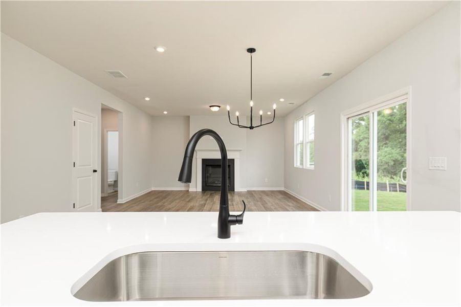 Close-up of interior finishes inside a home in Rhodes Glen, Lawrenceville (Image 15).