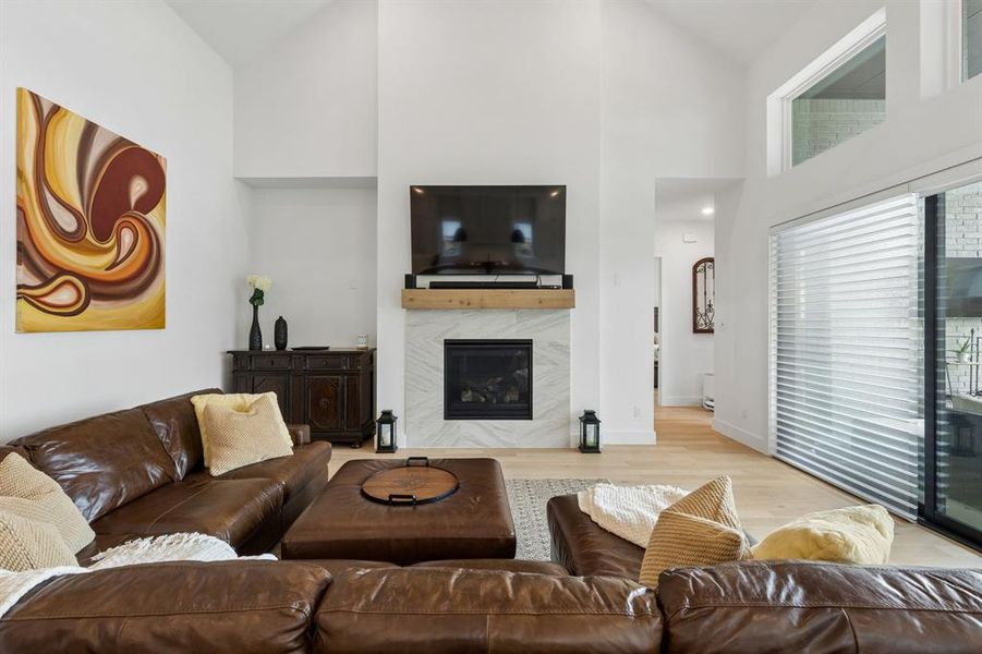 Furnished interior view inside a new home in Windsong Ranch 71' Series, Prosper (Image 34).