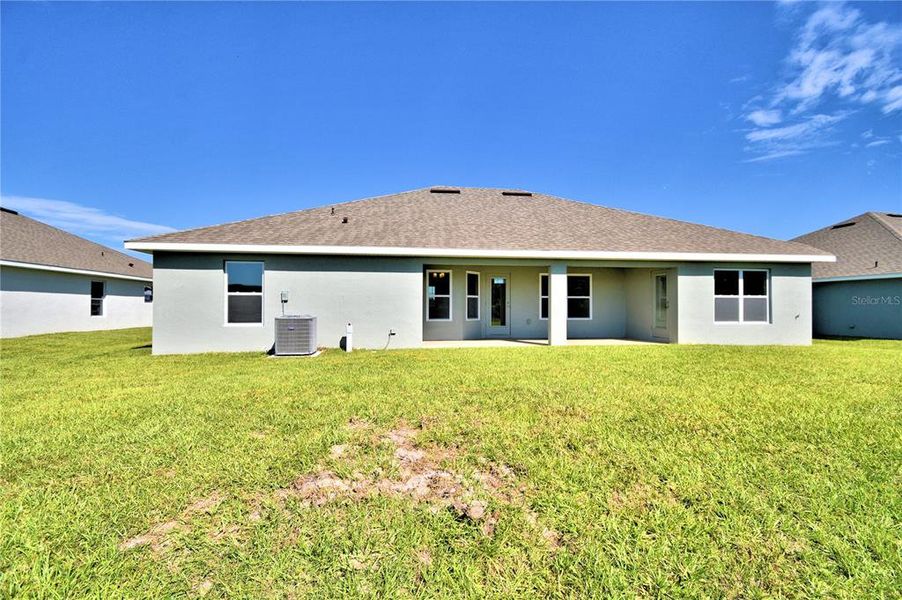 Exterior details and patio area of a home in Cadence Crossing, Auburndale (Image 21). Exterior details and patio area of a home in Cadence Crossing, Auburndale (Image 21).