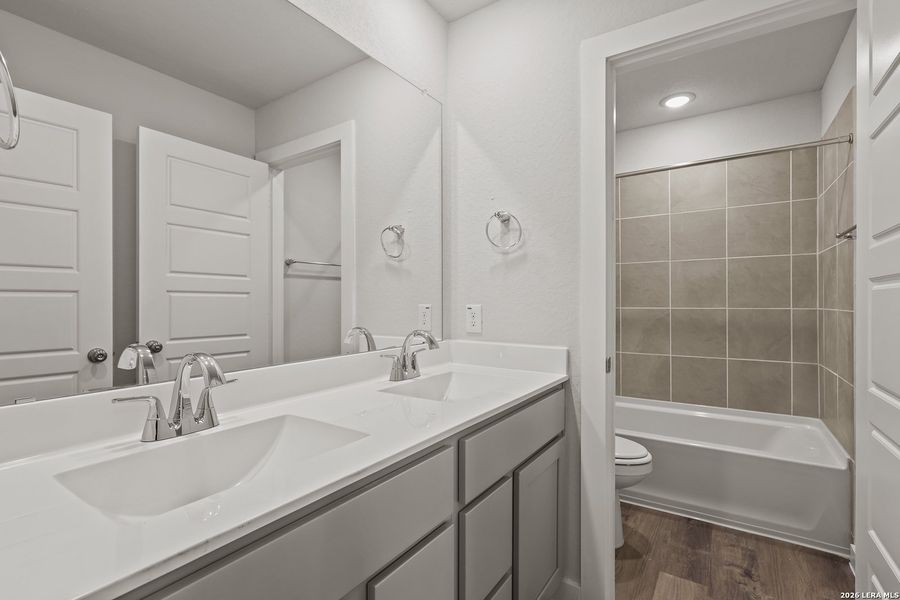 Furnished interior view inside a new home in Park Place, New Braunfels (Image 10).