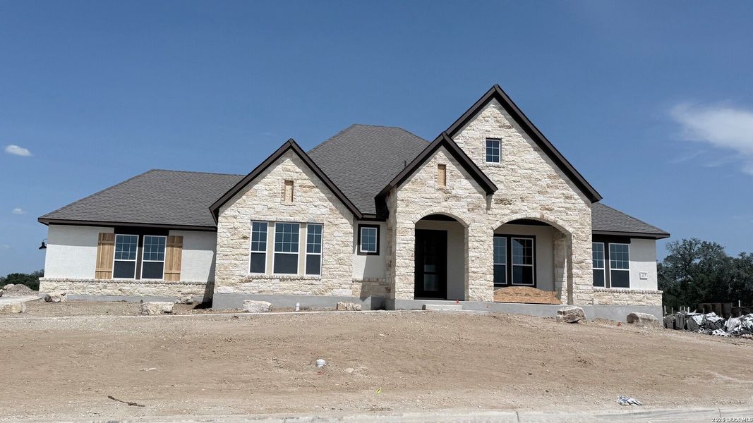 In-progress construction of a new home in Megans Landing – Half-Acre Homesites, Castroville, TX (Image 3). In-progress construction of a new home in Megans Landing – Half-Acre Homesites, Castroville, TX (Image 3).