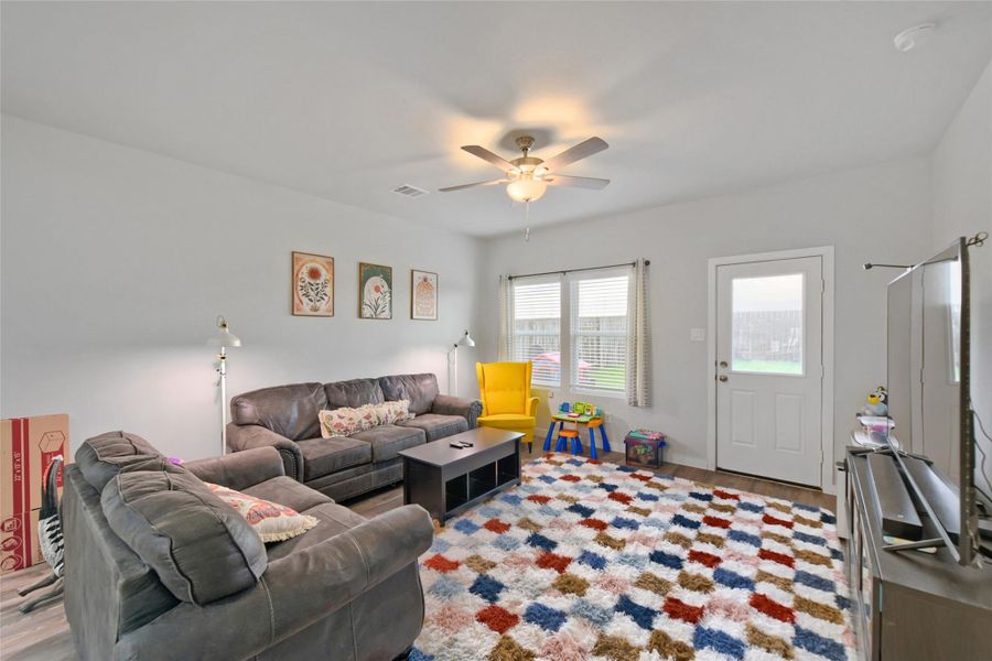 Furnished interior view inside a new home in Paloma at Sanford Farms, Waller (Image 6).