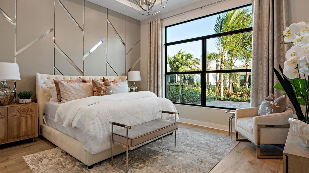 Furnished interior view inside a new home in Cresswind Palm Beach at Westlake, Westlake (Image 9).