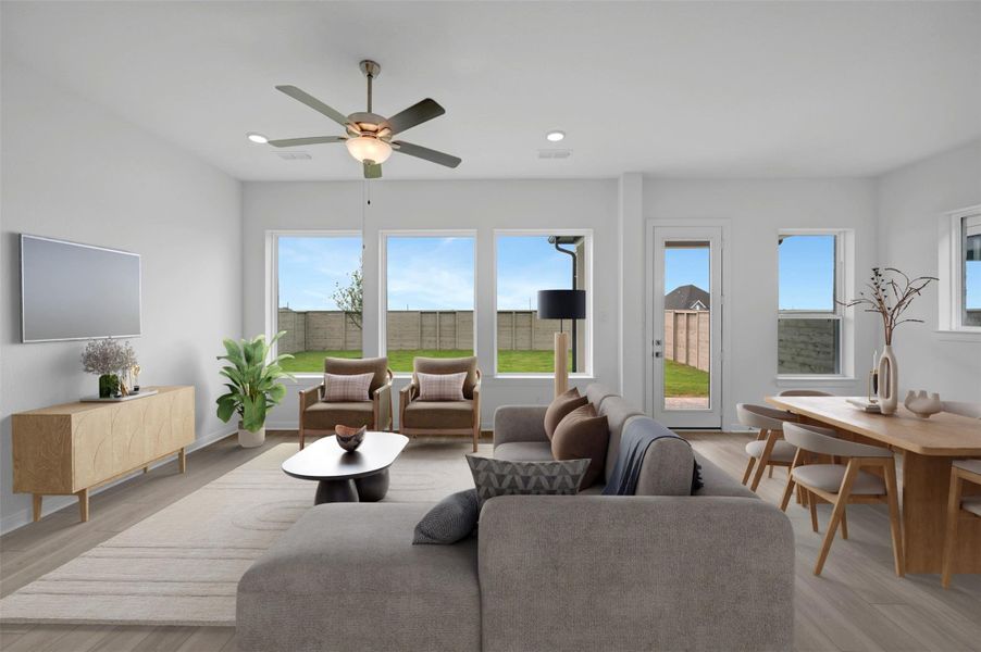 Virtually staged to give you the visual you need to see furniture placement and how the home can live.