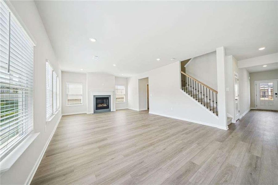 Spacious, unfurnished interior of a new home in Parkside at Grayson, Grayson (Image 27).