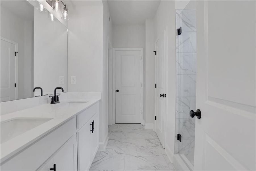 Furnished interior view inside a new home in Easton Walk, Lawrenceville (Image 6).
