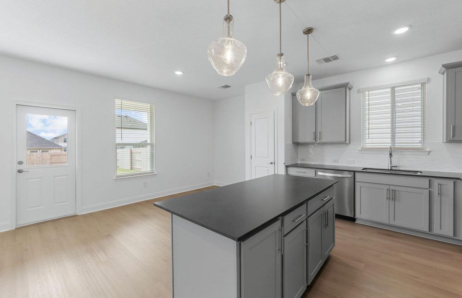 Furnished interior view inside a new home in Patterson Ranch, Georgetown (Image 7).