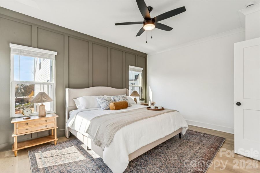 Furnished interior view inside a new home in , Charlotte (Image 29).