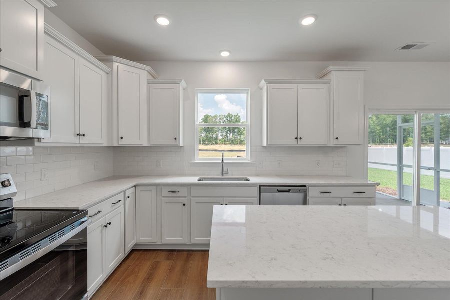 Furnished interior view inside a new home in Parker's Preserve, Ridgeville (Image 6). Furnished interior view inside a new home in Parker's Preserve, Ridgeville (Image 6).