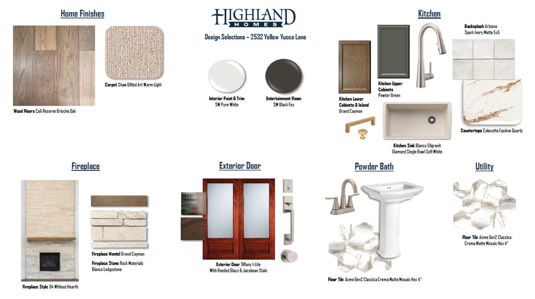 Sample of building materials used in homes in Walsh, Aledo (Image 36).