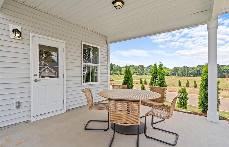 Exterior details and patio area of a home in , Villa Rica (Image 21).