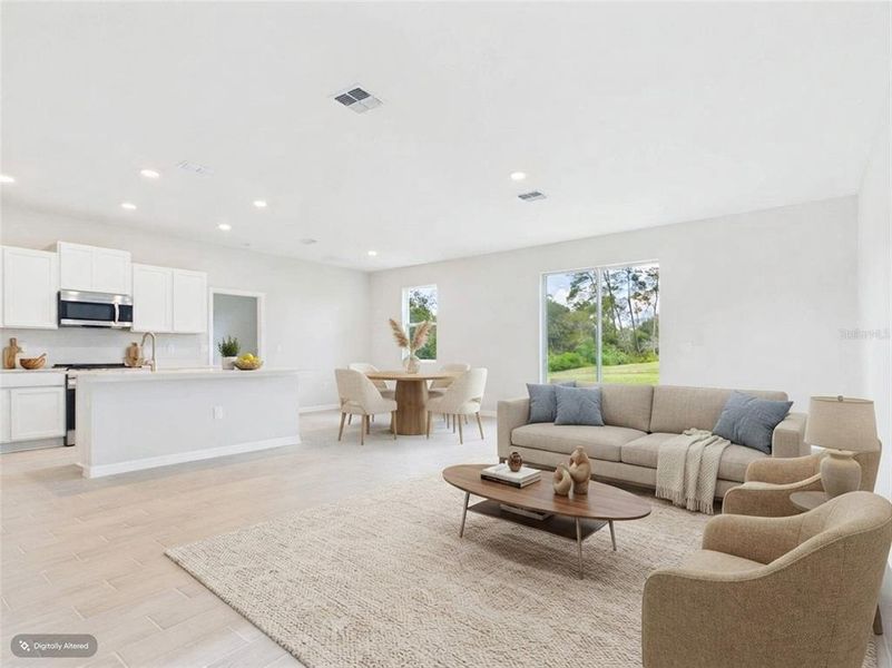 Furnished interior view inside a new home in , Ocala (Image 3).