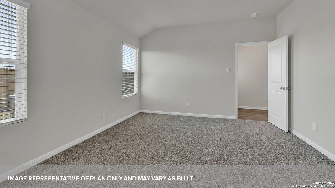 Spacious, unfurnished interior of a new home in Whisper South, San Marcos (Image 23).