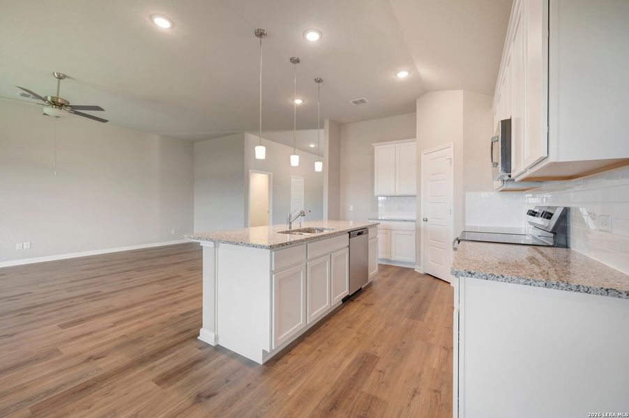 Furnished interior view inside a new home in Legacy Hills, San Antonio (Image 4).