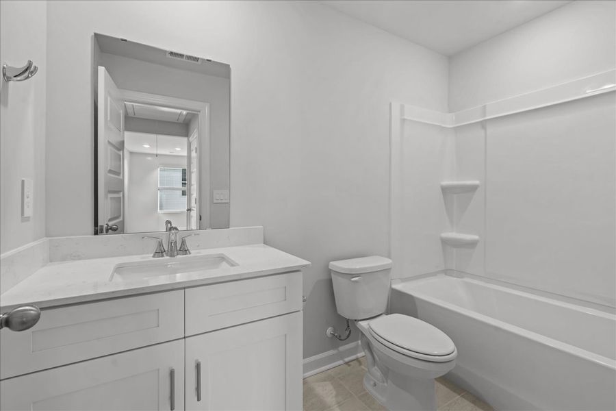 Furnished interior view inside a new home in Creek Ridge - Heritage Collection, Spartanburg (Image 7).