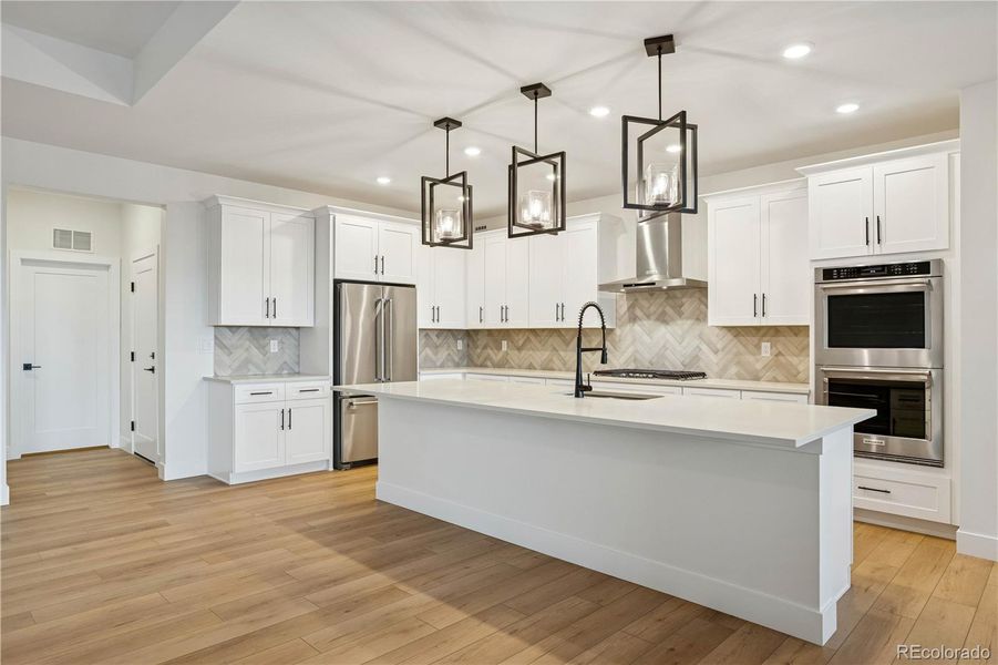 Furnished interior view inside a new home in Spring Valley Ranch, Elizabeth (Image 7). Furnished interior view inside a new home in Spring Valley Ranch, Elizabeth (Image 7).