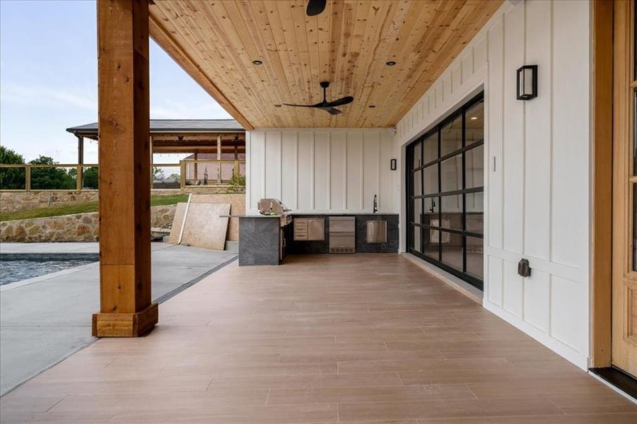 Lower Level Outdoor Kitchen