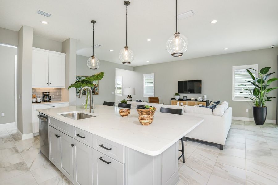 Furnished interior view inside a new home in Grand Park, Sarasota (Image 11).
