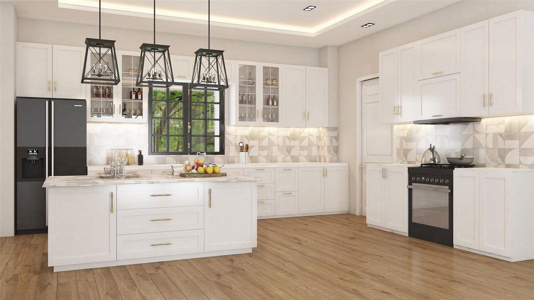 Furnished interior view inside a new home in , Dripping Springs (Image 6).