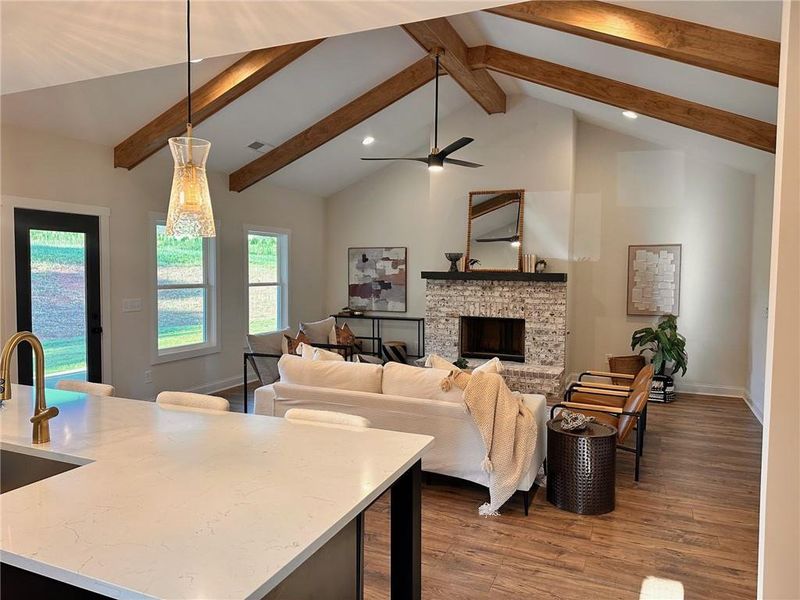 Furnished interior view inside a new home in The Reserve at Red Oaks, Carrollton (Image 17).
