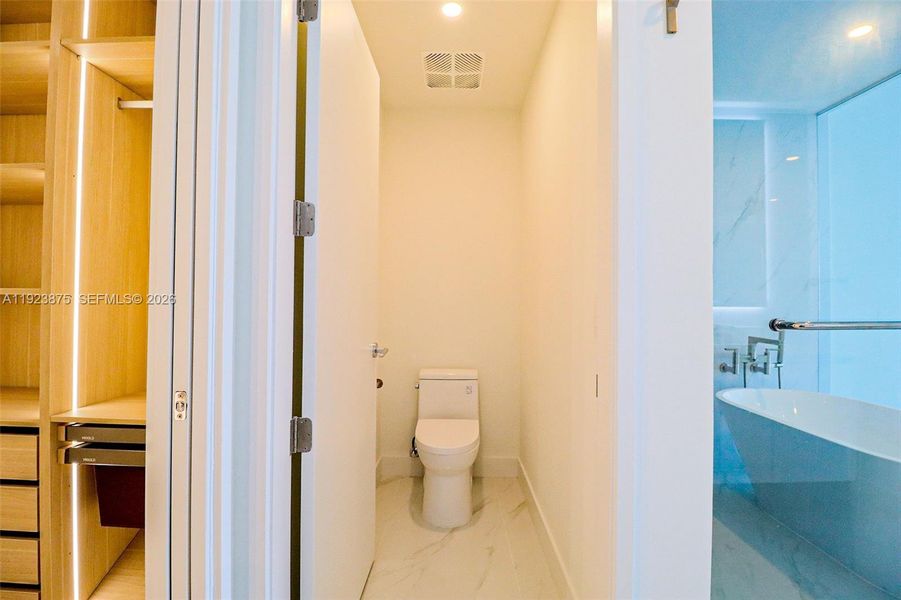 Furnished interior view inside a new home in , Miami (Image 46).