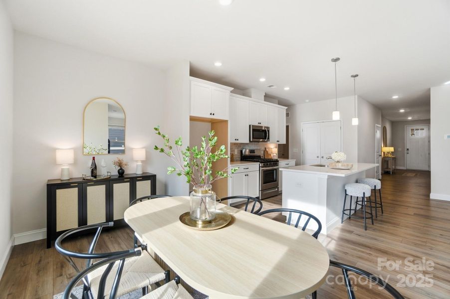 Furnished interior view inside a new home in , Cramerton (Image 37).