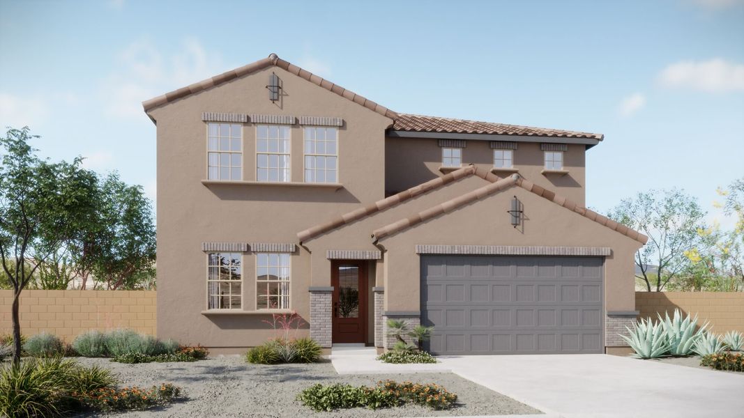 Representative exterior photo of a completed home built from the Lagoon by Mattamy Homes in Covena Pointe, Tucson, AZ (Image 3).