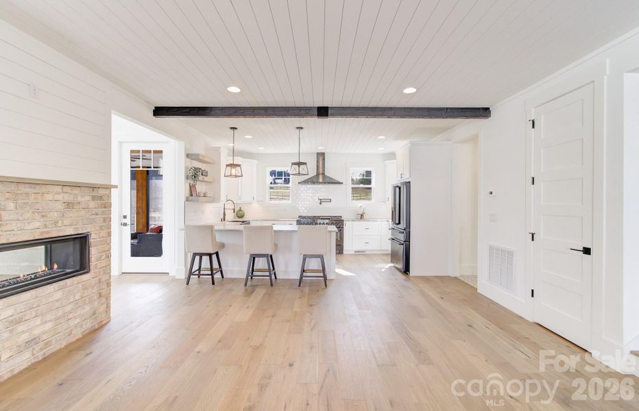 Furnished interior view inside a new home in , Mills River (Image 12).