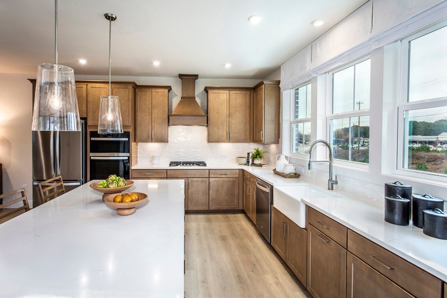 Furnished interior view inside a new home in Towne Village at Suwanee Dam, Sugar Hill (Image 3).