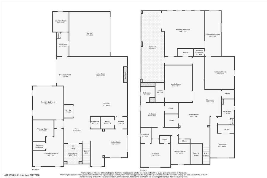 2D floor plan layout of this home in , Houston, TX (Image 5).
