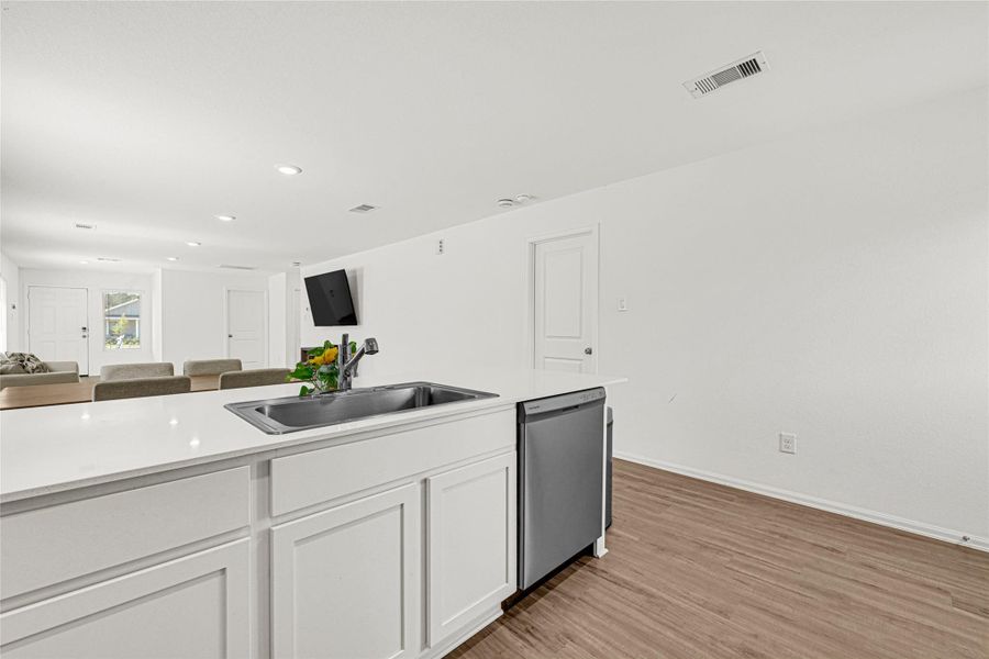 Furnished interior view inside a new home in Townsend Reserve: Cottage Collection, Splendora (Image 7). Furnished interior view inside a new home in Townsend Reserve: Cottage Collection, Splendora (Image 7).