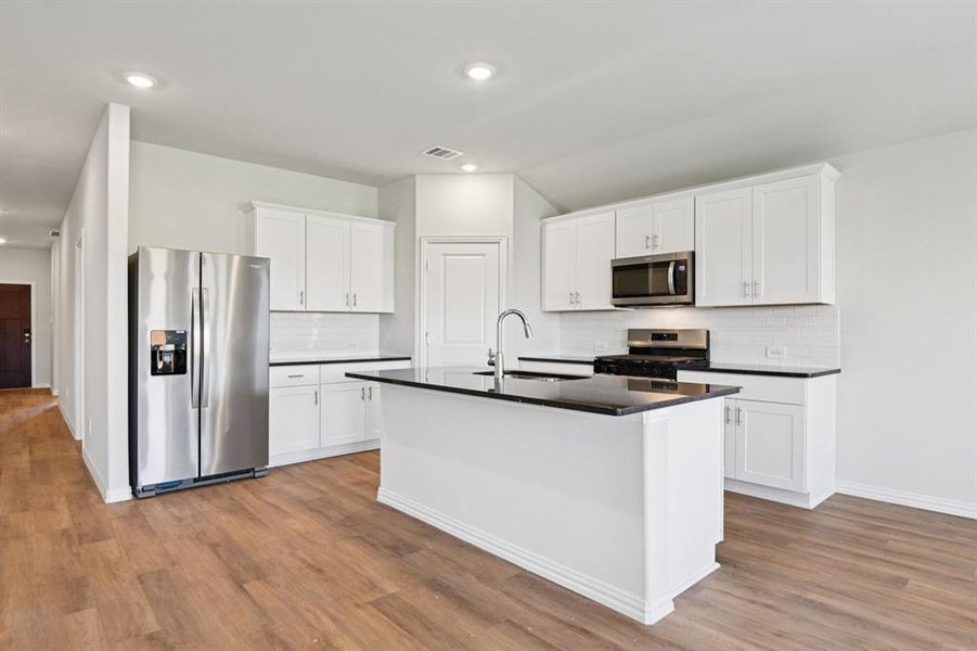 Furnished interior view inside a new home in Lakehaven - Signature Series, Farmersville (Image 16). Furnished interior view inside a new home in Lakehaven - Signature Series, Farmersville (Image 16).