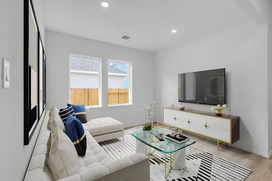 Furnished interior view inside a new home in Brookewater 45s, Rosenberg (Image 24).