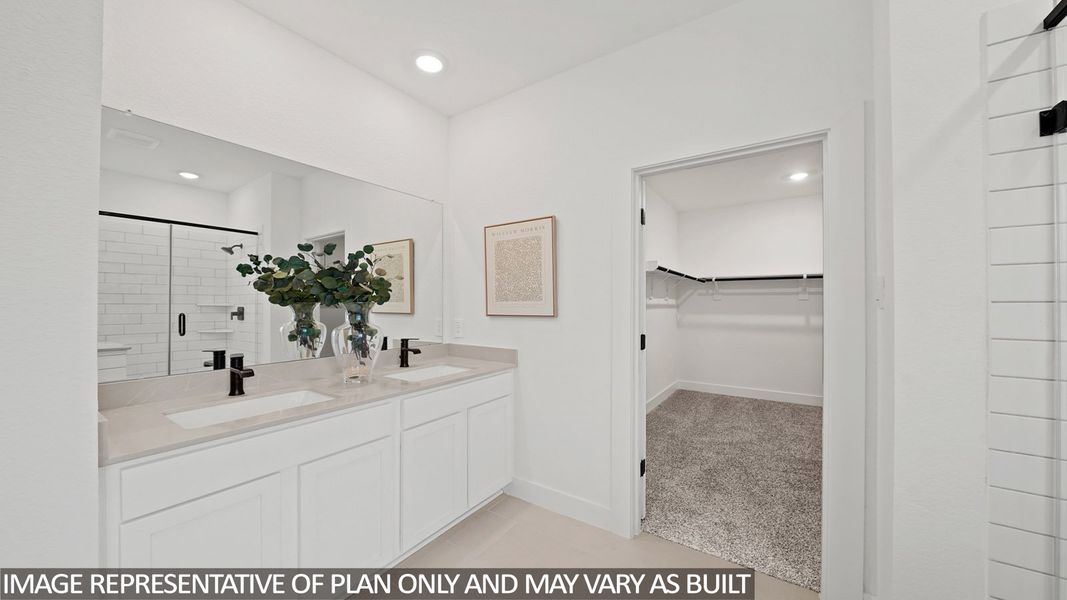 Furnished interior view inside a new home in Sunterra Lakes, Brookshire (Image 15).