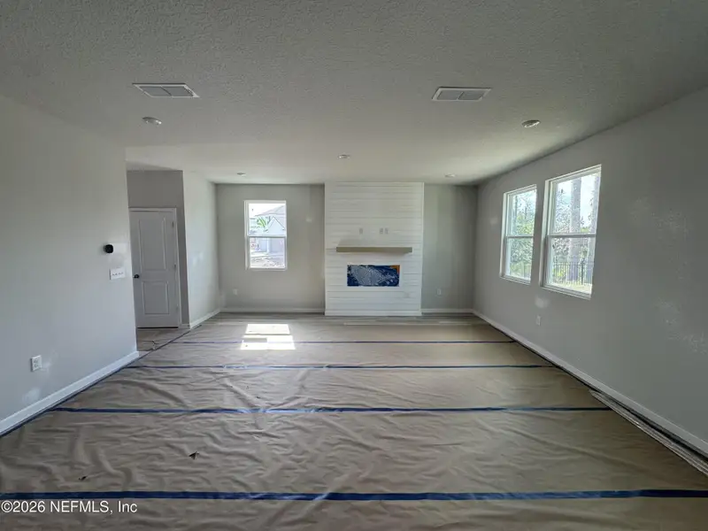 In-progress construction of a new home in The Landings at Pecan Park, Jacksonville, FL (Image 23). In-progress construction of a new home in The Landings at Pecan Park, Jacksonville, FL (Image 23).