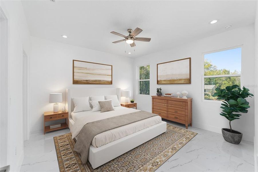 Furnished interior view inside a new home in , Summerfield (Image 11). Furnished interior view inside a new home in , Summerfield (Image 11).