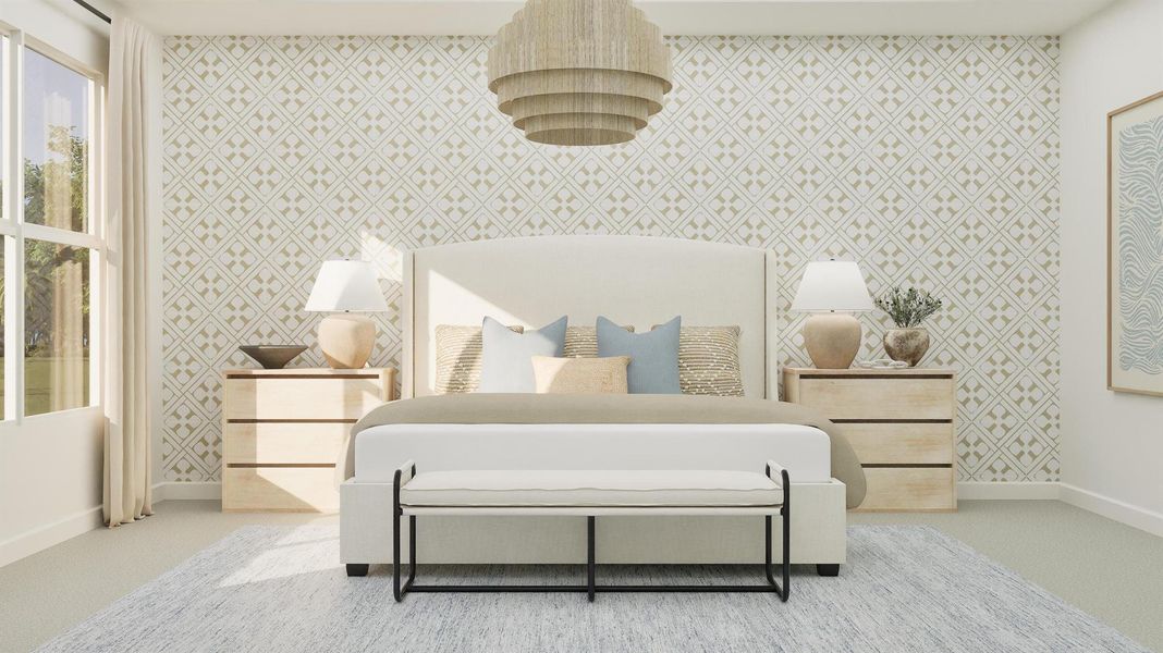 Furnished interior view inside a new home in Lotis Wellington: The Promenade Collection, Wellington (Image 3). Furnished interior view inside a new home in Lotis Wellington: The Promenade Collection, Wellington (Image 3).