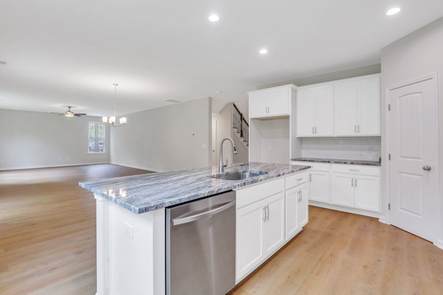 Representative furnished interior of a home built from the The Brookhaven by Smith Family Homes in Ramsey Landing, Rincon (Image 13).