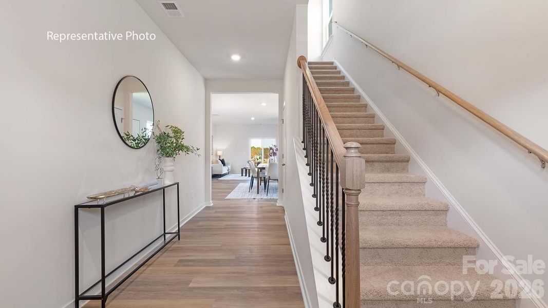 Furnished interior view inside a new home in Clark Creek Landing, Lincolnton (Image 3). Furnished interior view inside a new home in Clark Creek Landing, Lincolnton (Image 3).