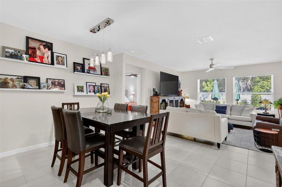 Furnished interior view inside a new home in Liberty Preserve, Leesburg (Image 15).