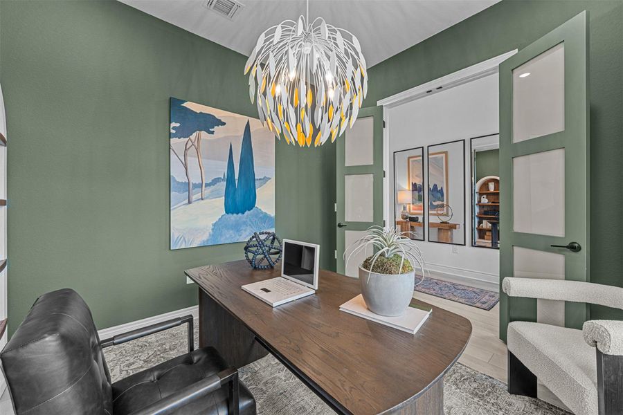 Furnished interior view inside a new home in Barksdale, Leander (Image 28).