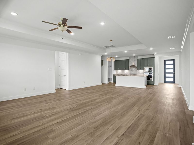 Spacious, unfurnished interior of a new home in The Reserve at Potranco Oaks, Castroville (Image 21).