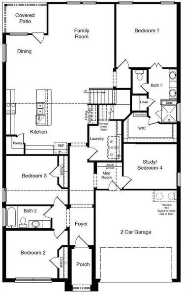 2D floor plan layout of this home in , Haslet, TX (Image 4). 2D floor plan layout of this home in , Haslet, TX (Image 4).