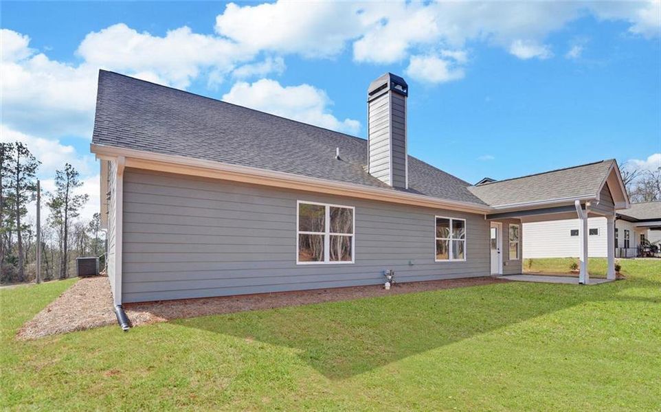 Exterior details and patio area of a home in , Lavonia (Image 3). Exterior details and patio area of a home in , Lavonia (Image 3).