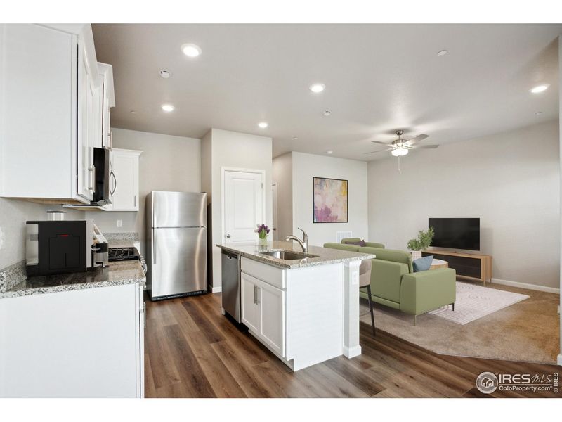Furnished interior view inside a new home in Johnstown Village, Johnstown (Image 8).