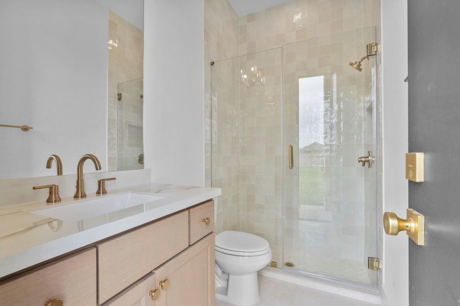Well designed secondary bath. Representative image.
