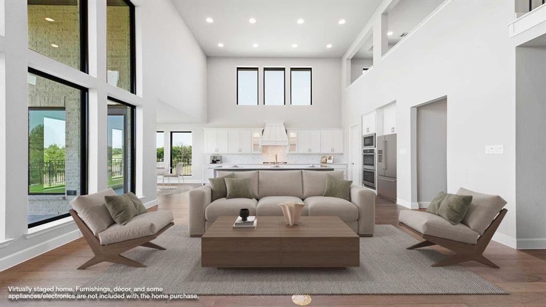 Furnished interior view inside a new home in Terraces 82'/100', Rockwall (Image 11).